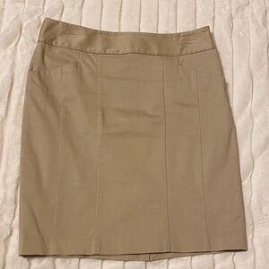 The Limited Tan Pencil Skirt